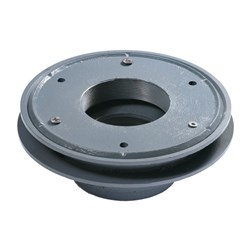 GE Ductile Iron Vertical Multi Purpose Drain 100 PVC With 100 BSP Reversible Clamp Ring 301707
