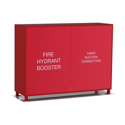 Cabinet For Booster/Storz Riser Set Red 2000mm