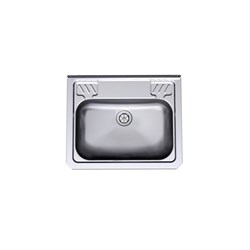 Clark Stainless Steel Wall Basin No Brackets No Taphole 500X400 Y4101