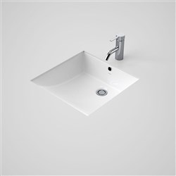 Caroma Liano Under Counter Basin 430mm With Overflow White 664205W