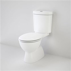 Caroma Trident Profile 4 Connector P Trap Toilet Suite With Standard Seat 912423W