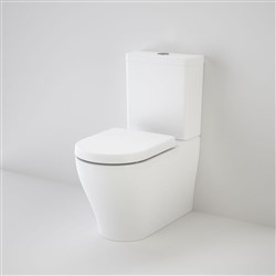 Caroma Luna Cleanflush Wall Face Bottom Inlet Suite With Soft close Seat White 844810W