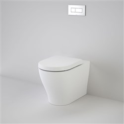 Caroma Luna Invisi II Cleanflush Wall Faced Toilet Suite White 844910W