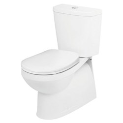 Stylus Venecia Close Coupled Wall Face Toilet Suite With Soft Close Seat White W45100SC