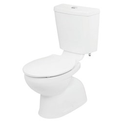 Stylus Venecia Connector S Trap Toilet Suite With Soft Close Seat White W45304SSC