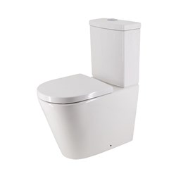 Bassini Rimless Wall Faced Easy Height Back Entry Suite Slim Soft Close Seat HARMONY11450