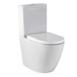 Seima Arko Wall Faced Toilet Suite With Classic Seat White 191750