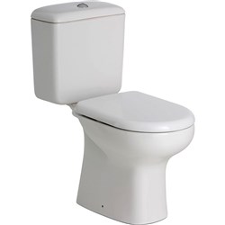 Fienza RAK Liwa Close Coupled S Trap 140mm Toilet Suite White 122730W