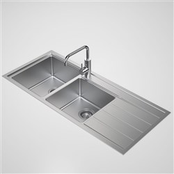 Clark Compass 1.75 Right Hand Bowl Sink 1120mm 1 Taphole CO0175.1R