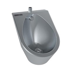 Britex Stainless Steel Top Inlet Wall Hung Urinal Single Stall (No Sparge Pipe) UWHU