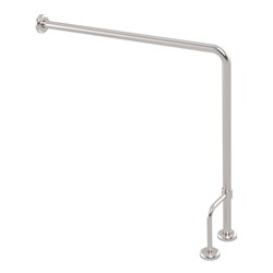 Stainless Steel Healthcare Free Standing Grab Rail 750mm X 800mm