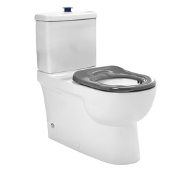 Johnson Suisse Life Assist FTW Rimless Toilet Suite With Single Flap Seat Grey JTTLA401.J2750SNG