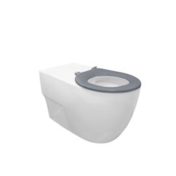 Gentec Sterisan In Wall Toilet Suite With Single Flap Seat Grey SANH800IW
