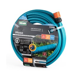Coil Reinforced Garden Hose With - Fittings 12mm x 15Metre