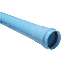 Len PVC Blue Pressure Pipe 200mm x 6Mtr Cl 20