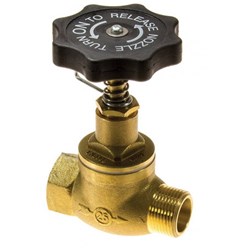 BS Fire Hose Reel Stop Cock 25BSP M&F for F1 G3 & G4 383437