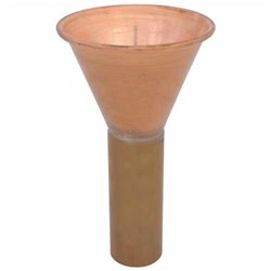 Cp Copper Tundish Round 100 W/- 50CU Outlet