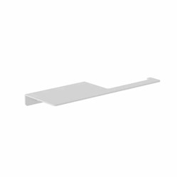 Clark Square Toilet Roll Holder With Shelf White CL60023.W