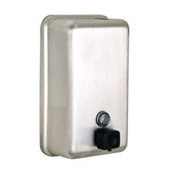 Stainless Steel Soap Dispenser Wall Mount Vertical