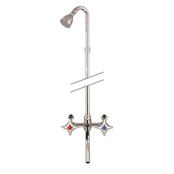 Galvin Engineering Chrome Plated Exposed Bath/Shower Assembly Ceiling Entry Fixed W/ 1350X45< Shower 11023