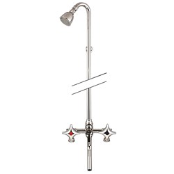 Galvin Engineering Chrome Plated Exposed Bath/Shower Assembly Side Entry Fixed W/ 1350X45< Shower 11031