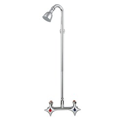 Galvin Engineering Chrome Plated Exposed Shower Assembly Ceiling Entry Fixed W/ 600X45< Shower 11080