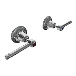 Ram Pair Easy Clean Pin Lever Wall Top Assembly ECLQTWSCCP