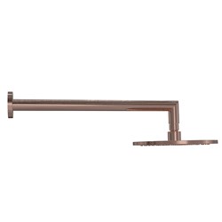 Bassini Overhead Wall Shower Brushed Rose Gold S58901