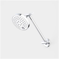 Caroma Pin Adjustable Wall Shower White 87259W3A