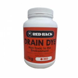 Red Back Drain Dye 1kg Red402 RED