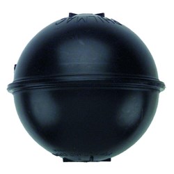 Plastic Float Oval Black 115mm 90489400