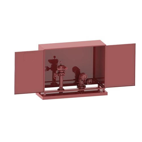 Main Booster & Riser Set In Red Cabinet 100