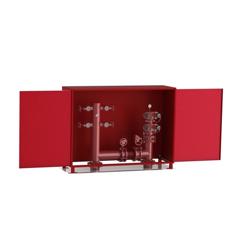 Main Booster & Hydrant Set In Red Cabinet 150