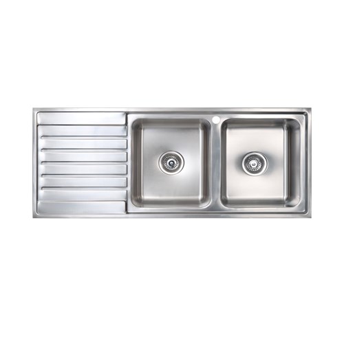 Seima Kubic 200 Double Right Hand Bowl Sink 1200mm 1 Taphole 191651