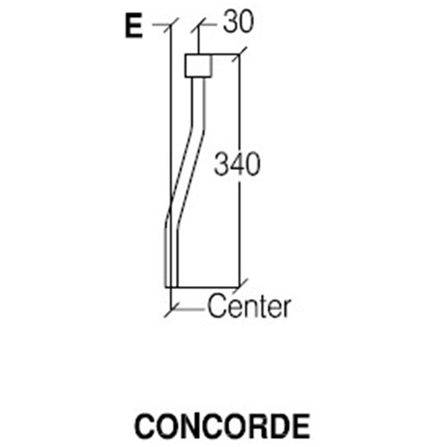 Caroma Concorde / Torres Urinal Sparge Plain 20mm 147546