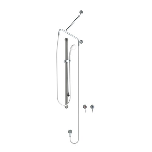 Galvin Engineering Healthcare Shower Kit 1000 Rail Arm & Taps CLEVAKIT3