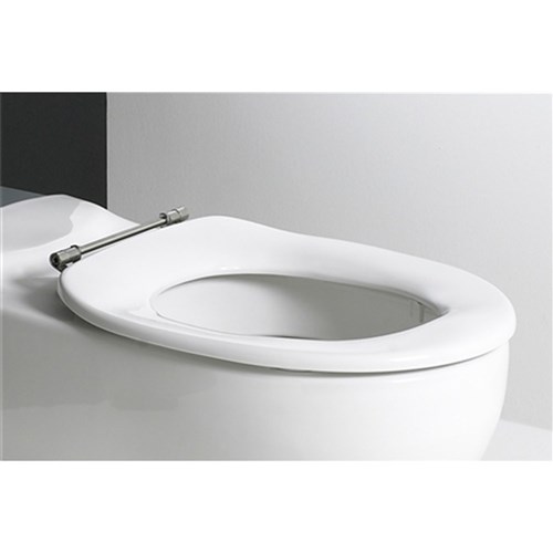 Dania Pressalit Single Flap Care Toilet Seat White EP-R27000B84