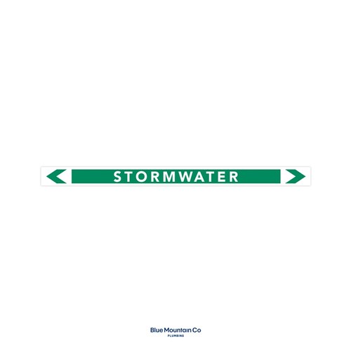 Pkt 10 Pipe Labels Stormwater 400X25