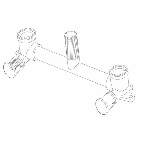 Forza SS Water Crimp Bath/Laundry AFE Assembly
