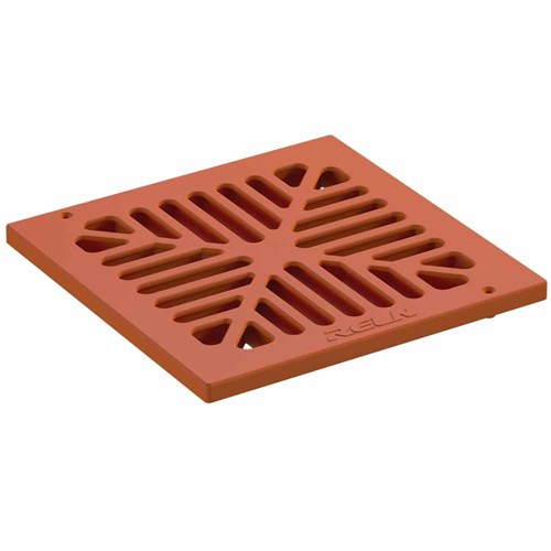 Rain Pit Teracotta PVC Grate Only 250mm Square 2239