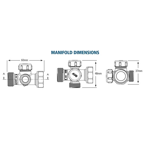 AVG Manifold (3X15mm 1X20mm) MAN-15