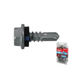 Pkt (100) Metal Screws HH W/Seal 10X16 TP104W