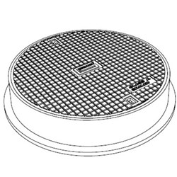 CI Flushing Point Cover 225mm C9754.02