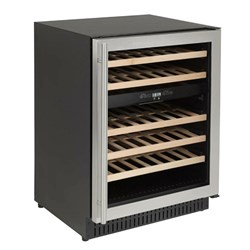 Inalto 46 Bottle Dual Zone Wine Chiller SS