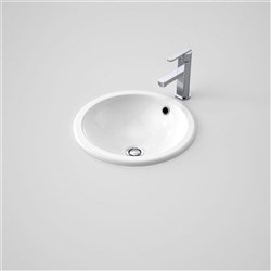 Caroma Cosmo Under / Over Counter Basin With Overflow White 895005W