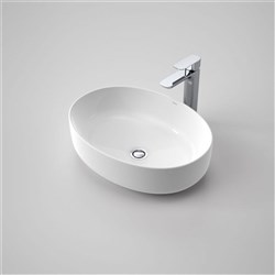 Caroma Tribute Oval Above Counter Basin 510mm No Taphole White 874700W