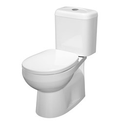Stylus Prima Close Coupled S Trap Toilet Suite With Standard Seat White Pri400W
