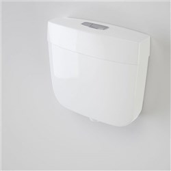 Caroma Slimline Dual Flush Mid And Low Level Cistern White 233036W