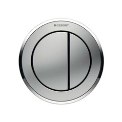 Geberit Kappa Remote Dual Flush Button Set Chrome 116.057.KH.11