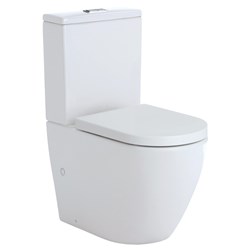 Fienza Koko Rimless Back To Wall Toilet Suite White K002A